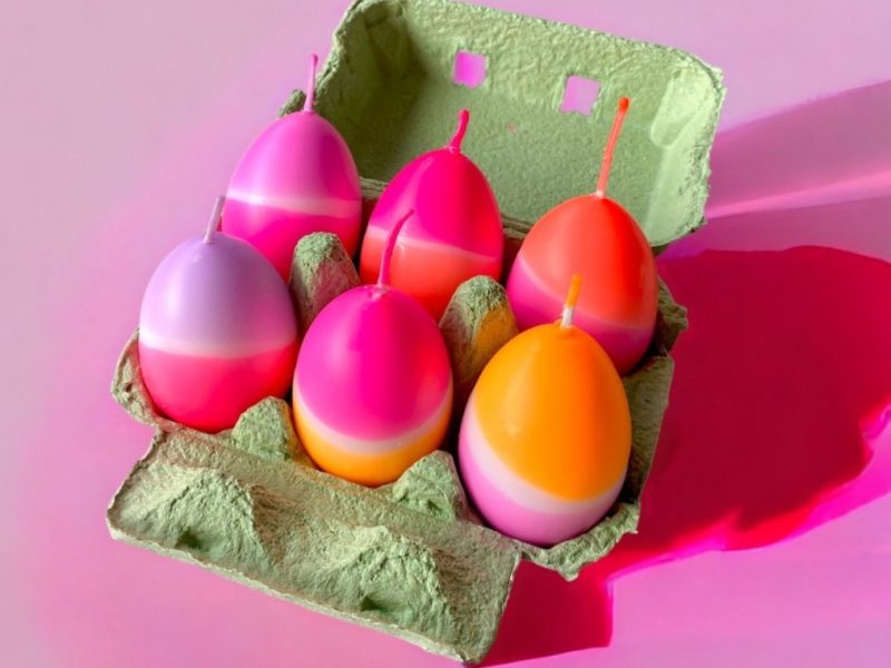 Dip Dye Eggs Roze