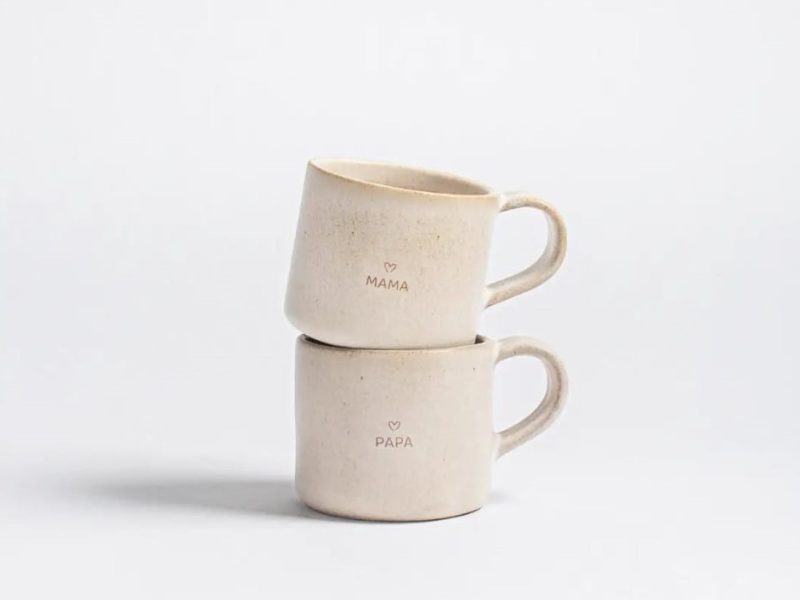Sand Storm Set met 2 bekers Mama & Papa collectie