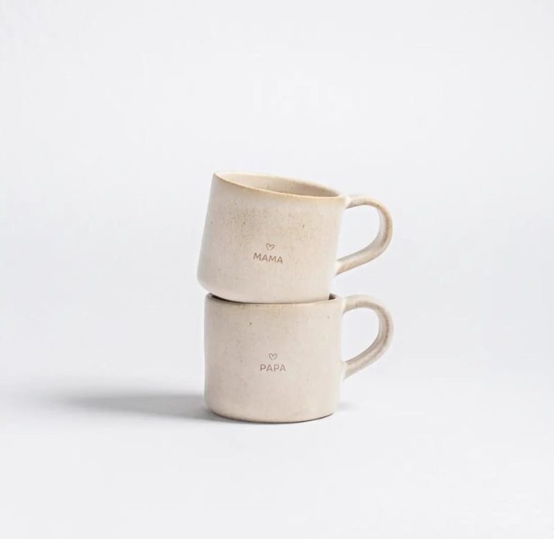 Sand Storm Set met 2 bekers Mama & Papa collectie