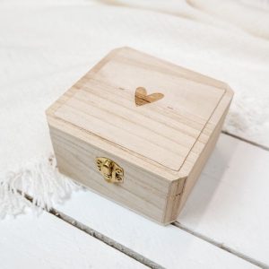 Aankondiging in kist met inhoud - Je wordt Papa