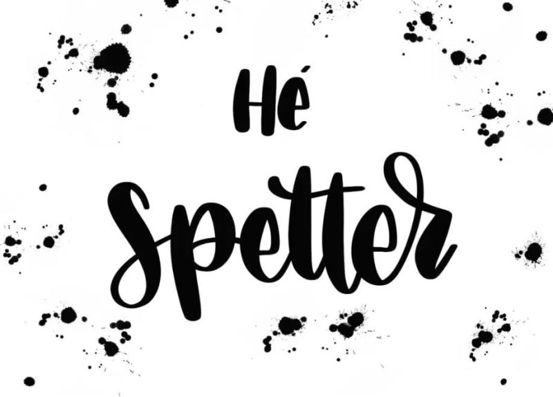 Kaart Hé spetter