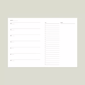 Weekplanner dalmatiër